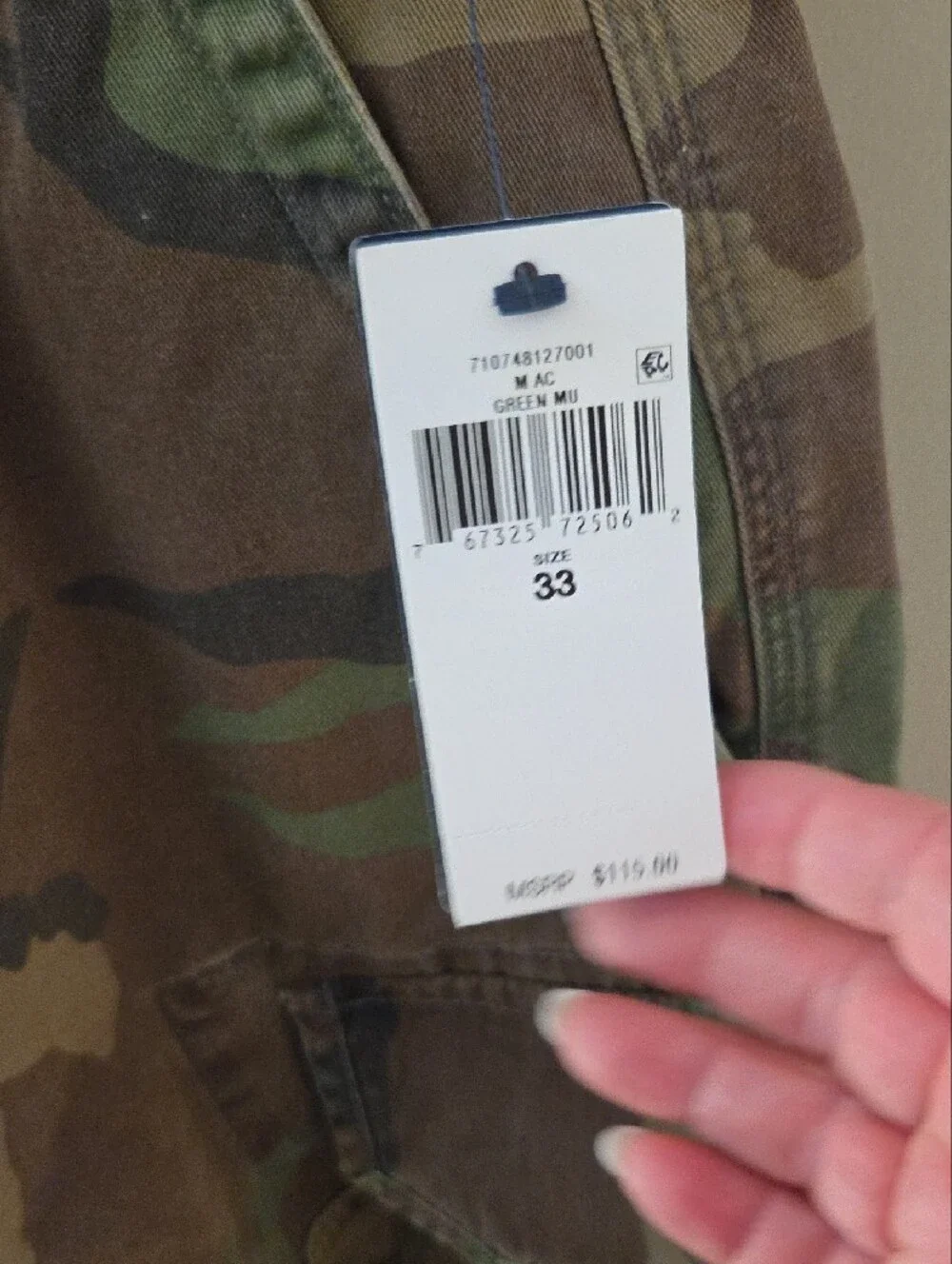 Polo by Ralph Lauren Relaxed Fit Green Camo Cargo Shorts